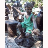 Bronze Boy with Frog Bronze Boy with Frog