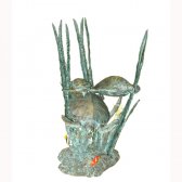 Bronze 3 Turtles in Sea Fountain