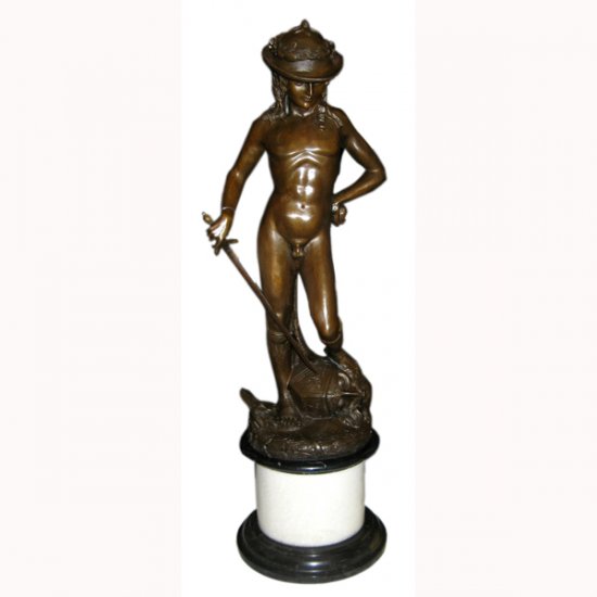 Bronze Boy with Sword - Click Image to Close