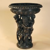Bronze Boy with Tray Fountain