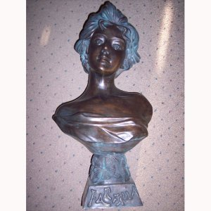 Bronze Bust of Female