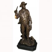 Bronze Cowboy Statue