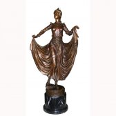Bronze Dancer with Marble Base