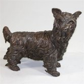 Bronze Standing Dog '' Scotty ''