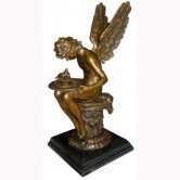 Bronze Fairy with Bird