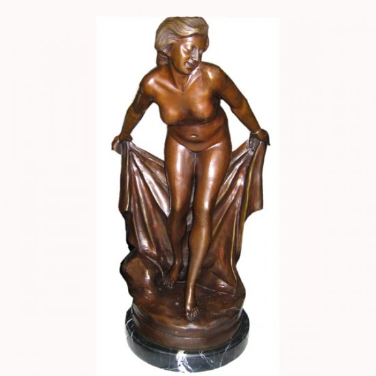 Bronze Nude Disrobing - Click Image to Close