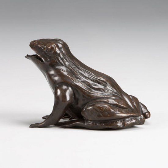 Bronze Frog Fountain - Click Image to Close