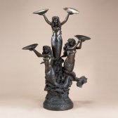 Bronze Mermaid Fountain