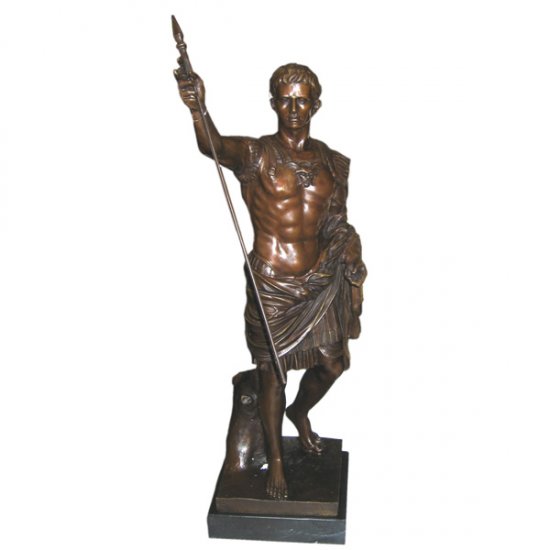 Bronze Roman Soldier - Click Image to Close