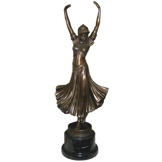 Bronze Dancing Girl - Click Image to Close