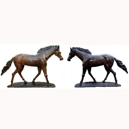 Full-Sized & Life-Sized Bronze Horse - Click Image to Close