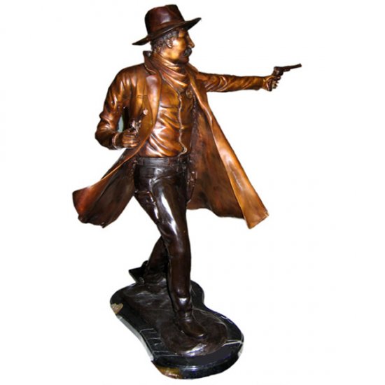 Bronze Wyatt Earp Statue - Click Image to Close