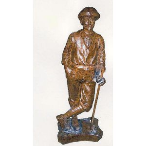 Cast Iron Golfer Statue