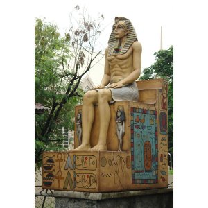 Egyptian Sitting on Throne ( Realistic Finish )