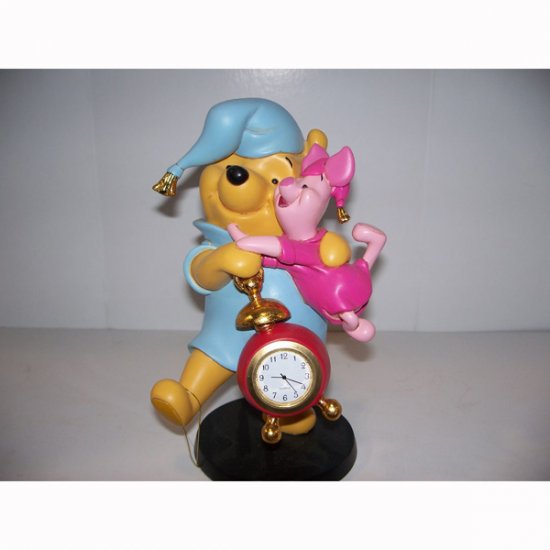 Pooh Bear and Piglett Clock - Click Image to Close