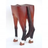 Fiberglass Horse Ass Stool