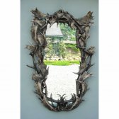 Large Antler Mirror