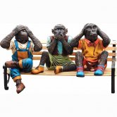 Monkeys on Bench Monkeys on Bench