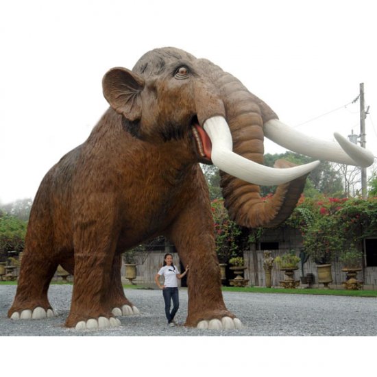 Life Size Mammoth - Click Image to Close