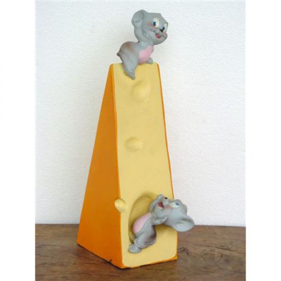Mice on a wedge of Cheese - Click Image to Close