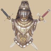 16th Century Armour with sword wall Decor 16th Century Armour with sword wall Decor