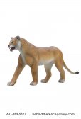 Life Size African Lioness Walking Statue Decor