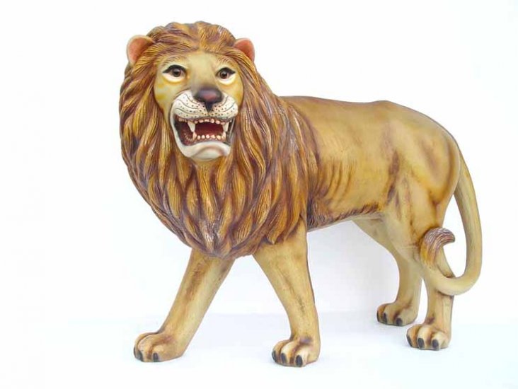 Lion Statue 4ft. - Click Image to Close