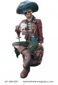Eternal Pirate Skeleton With Beer Undead Life Size Statue