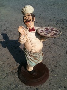 Pizza Chef with Pizza