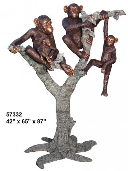Bronze Monkeys - Click Image to Close