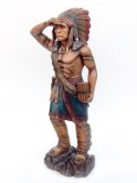 4 ft. Tall Tobacco Store Indian Display Statue