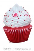 Giant White Icing Cupcake