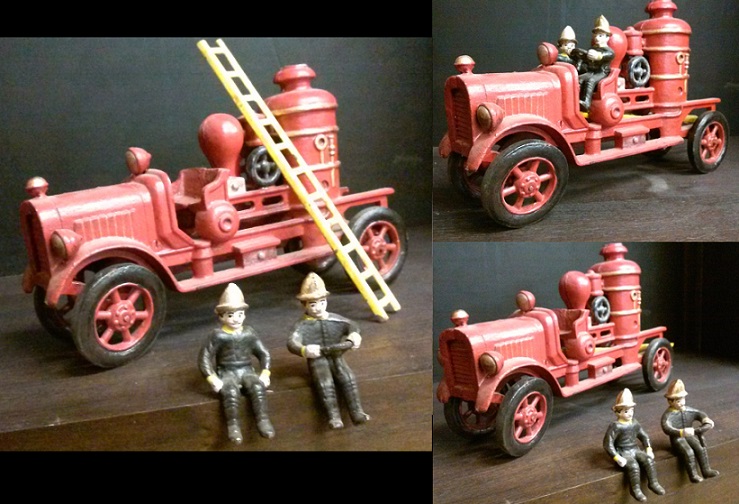 Cast Iron Fire Engine - Click Image to Close