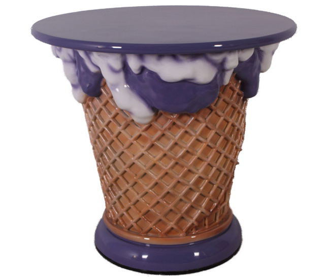 Ice Cream Table - Grape - Click Image to Close