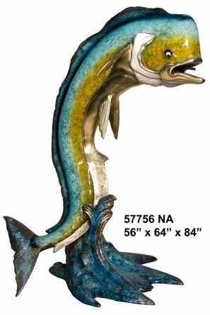 Bronze Dorado Fish (Jumbo) - Click Image to Close