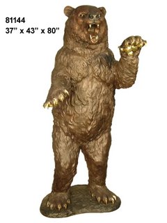 Bronze Kodiak Bear - Click Image to Close
