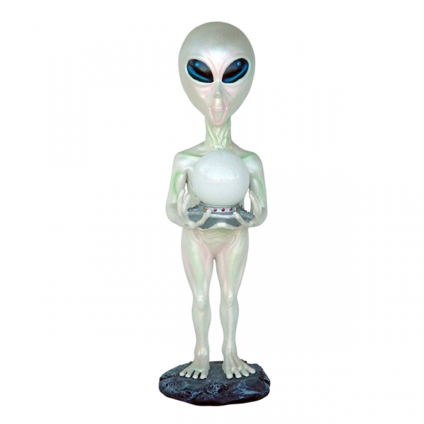 Alien fiberglass statues statue