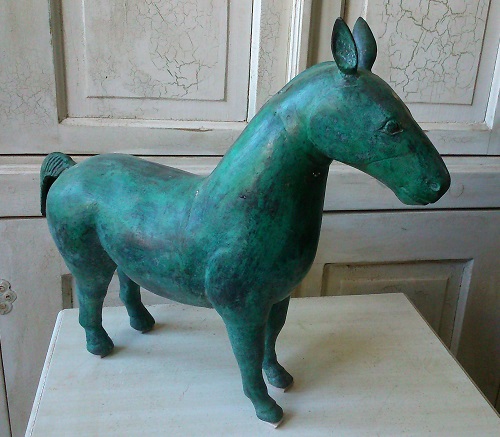 Verdi Bronze Horse - Click Image to Close