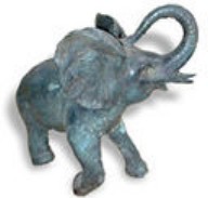 Bronze Elephant Statue - Click Image to Close