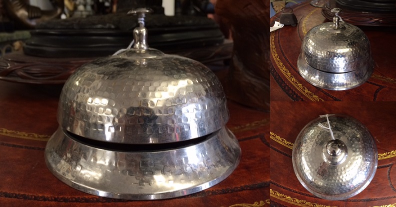 Chrome Platted Brass Bell - Click Image to Close