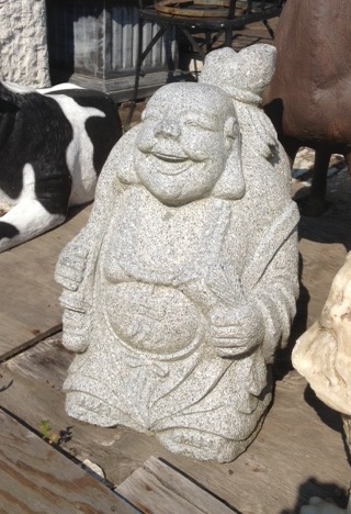 Stone Sitting Buddha - Click Image to Close