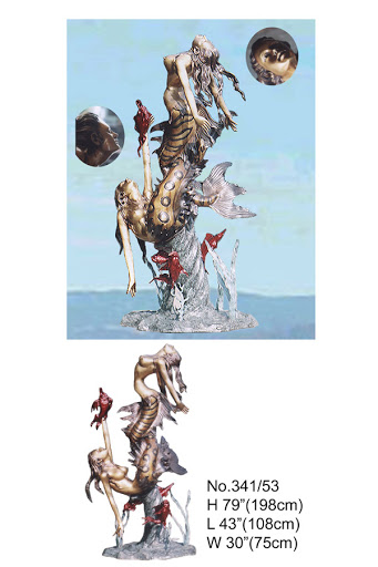 Two Mermaids Fountain - Click Image to Close