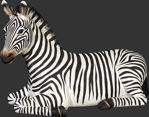 Zebra Resting - Click Image to Close