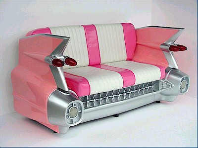 59 Cadillac Sofa (Pink) - Click Image to Close