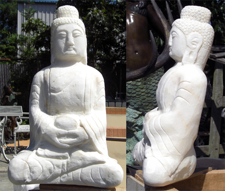 Small Sitting Buddha Statue - Click Image to Close