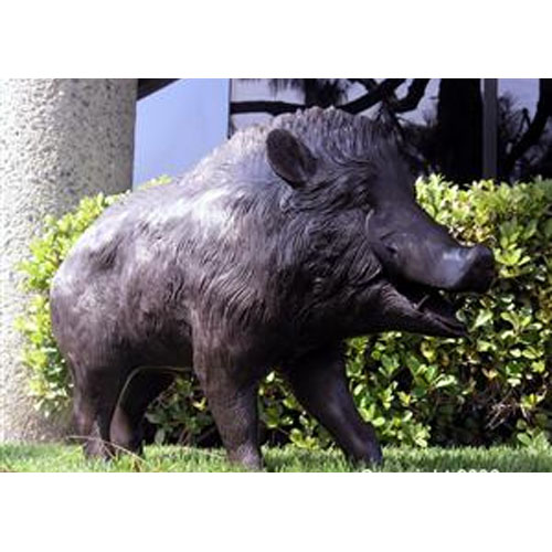 Bronze Wild Boar - Click Image to Close
