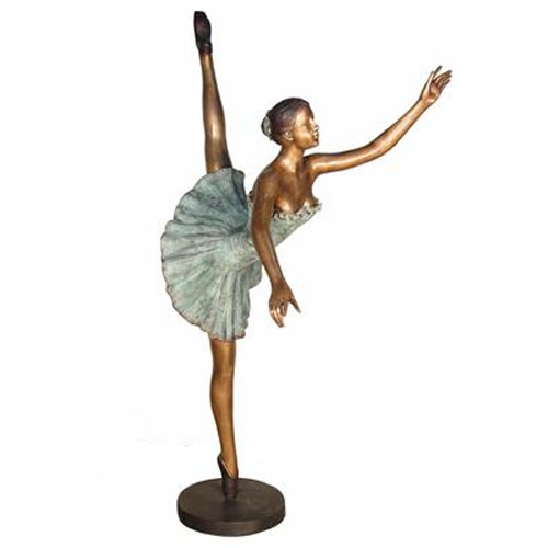 Bronze Dancing Ballerina - Click Image to Close