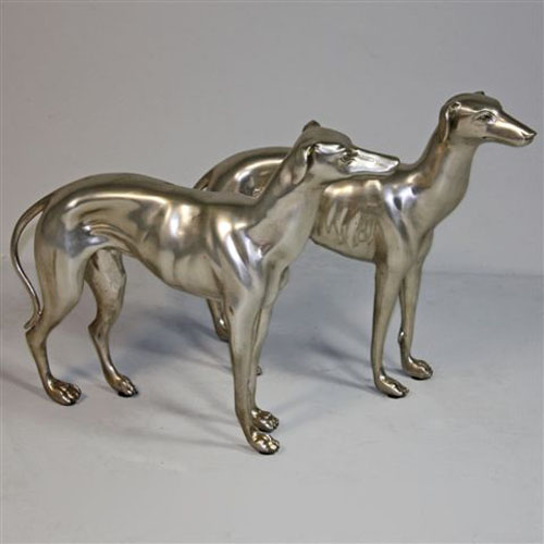 Bronze Small Pair of Dogs - Click Image to Close