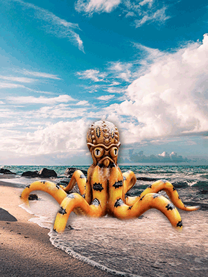 7ft Octopus - Click Image to Close