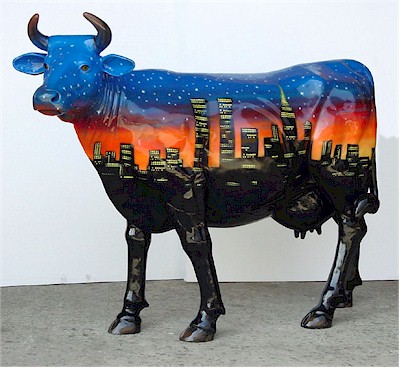 " City Cow " (with or without Horns) - Click Image to Close
